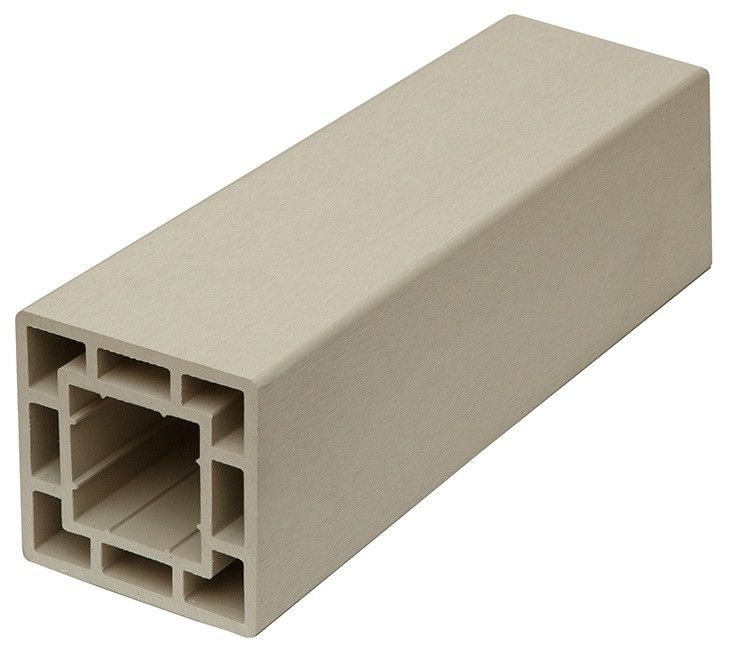 Столб для ограждения CM Decking 120x120 Белое дерево купить в Сочи