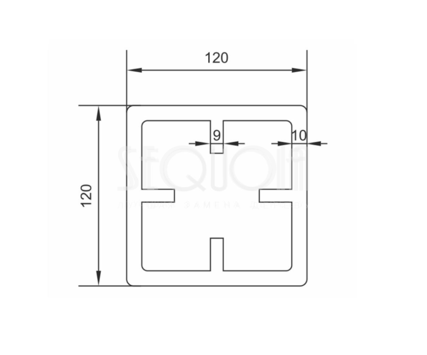 Столб SEQUOIA Эволюция 3D Дерево Природа купить в Сочи