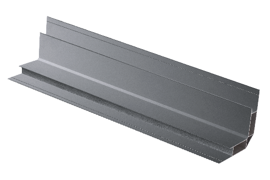 Внутренний угловой элемент из алюминия, серый. купить в Сочи
