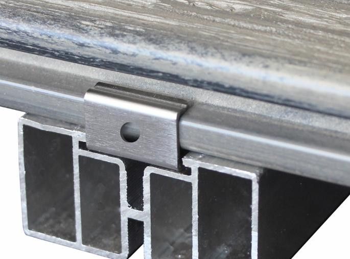 Кляймер стартовый KRONEX № 7 для алюминиевой лаги (упаковка 10 шт) купить в Сочи