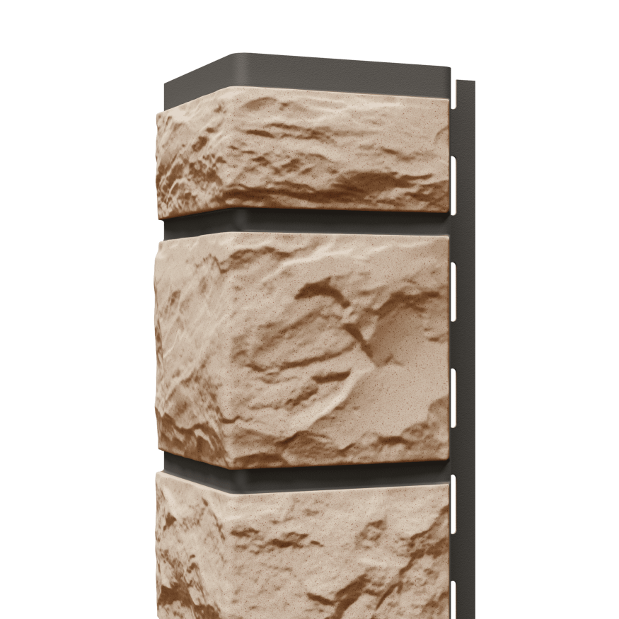 Наружный угол Доломит, Коллекция Доломит премиум, Миндаль купить в Сочи