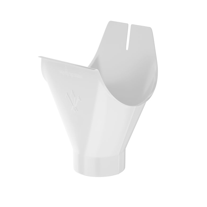 Воронка желоба Aquasystem, PU MATT, RAL 9003 Белый 125/90 купить в Сочи