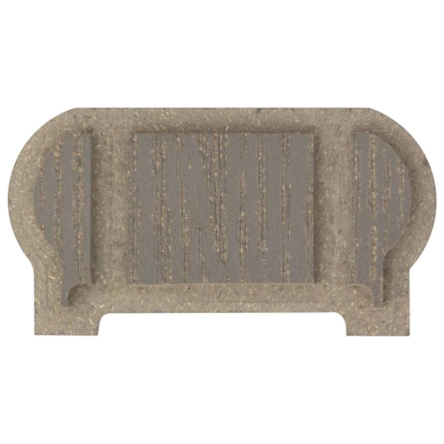 Заглушка торцевая для перил из ДПК Faynag Графит 95х50 мм купить в Сочи