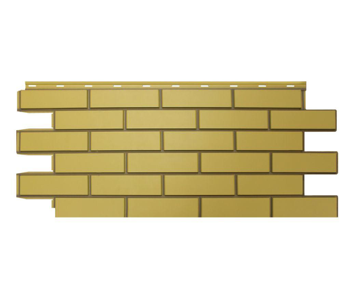 Фасадная панель Nordside, Гладкий кирпич, Цвет: Желтый купить в Сочи