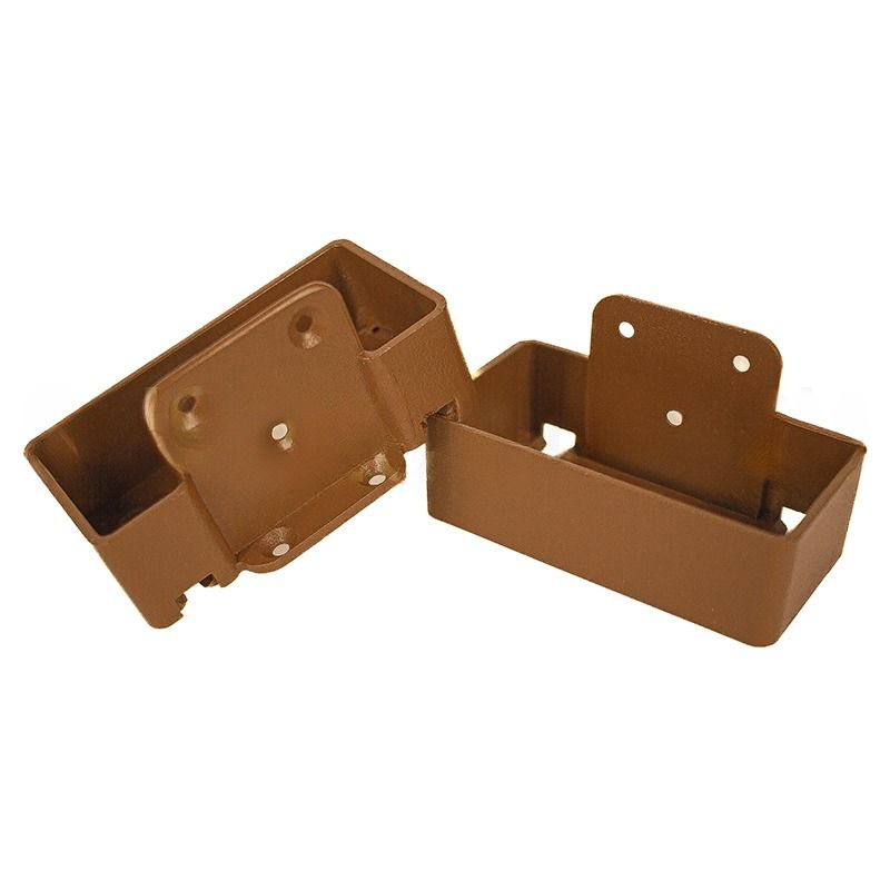 Крепление перил прямое алюминиевое GardenParkett, Орех купить в Сочи