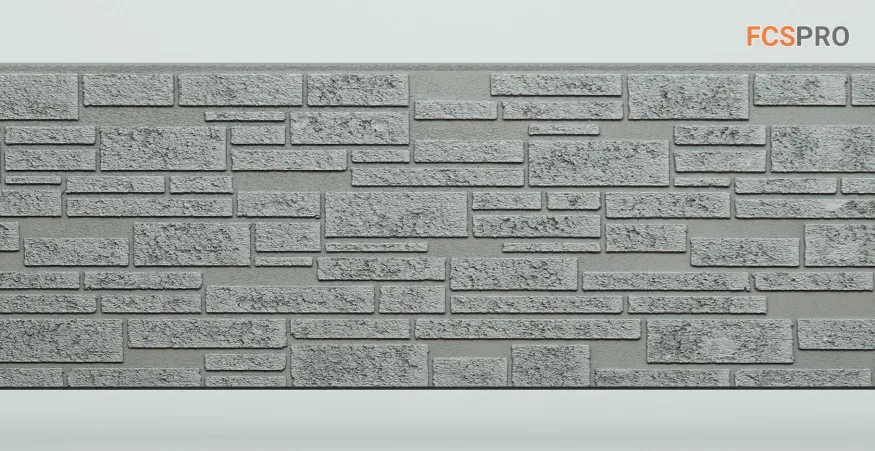 Фиброцементные панели FCS Simple АА1 (под камень) купить в Сочи
