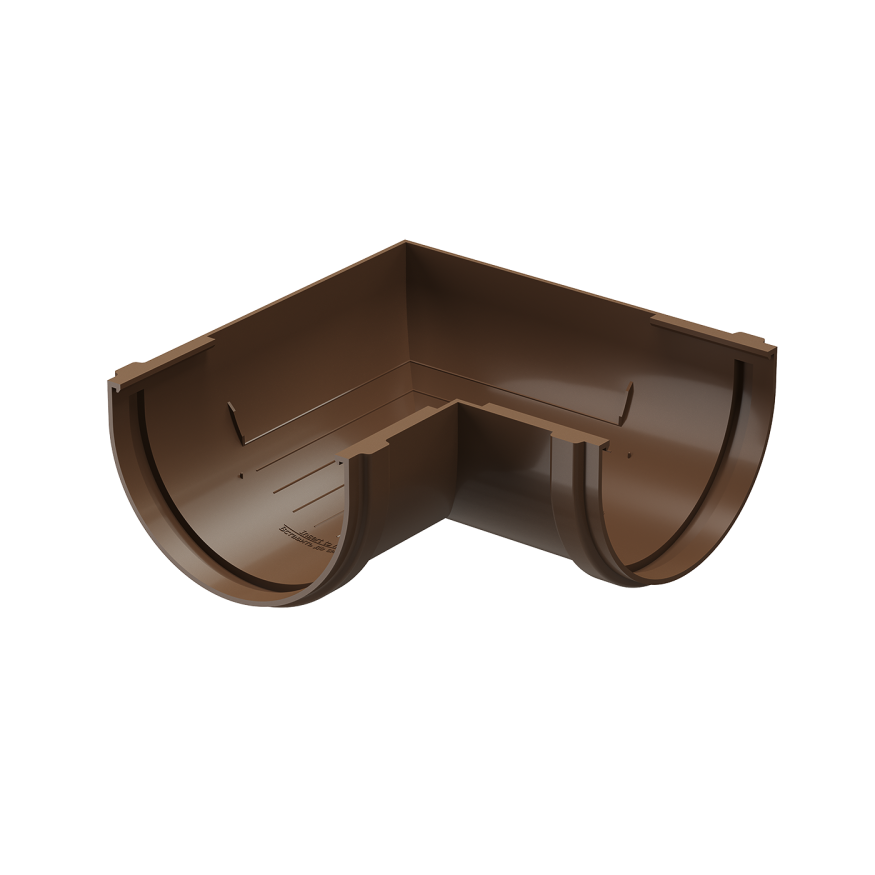 Угол желоба 90° универсальный, Docke Standard, Цвет: светло-коричневый. купить в Сочи