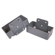 Крепление перил прямое алюминиевое GardenParkett, Серый