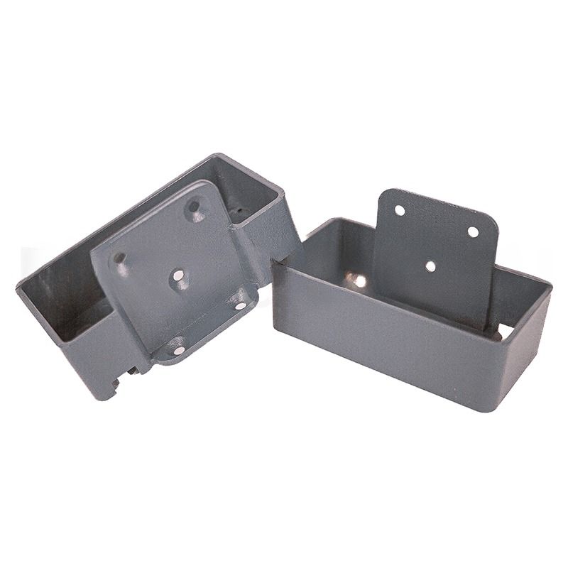 Крепление перил прямое алюминиевое GardenParkett, Серый купить в Сочи