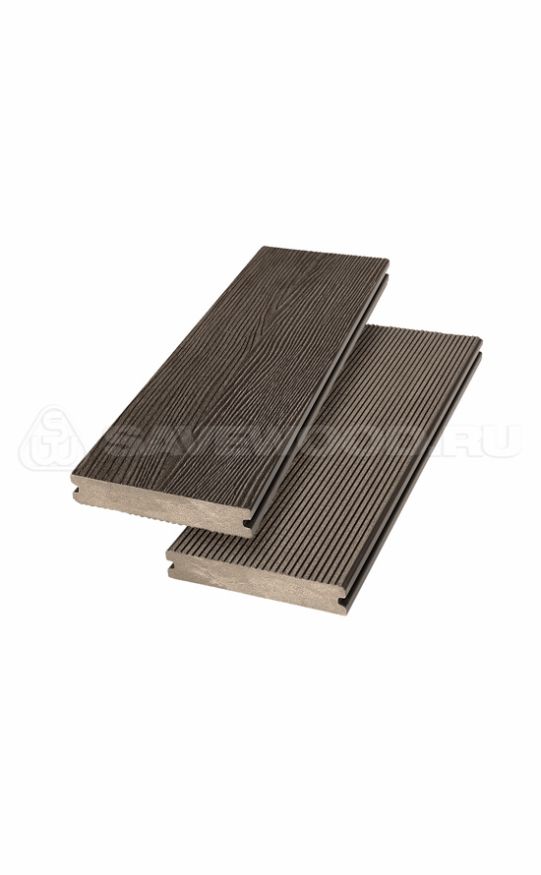 Террасная доска ДПК SaveWood, SW Abies (R), Темно-коричневый купить в Сочи