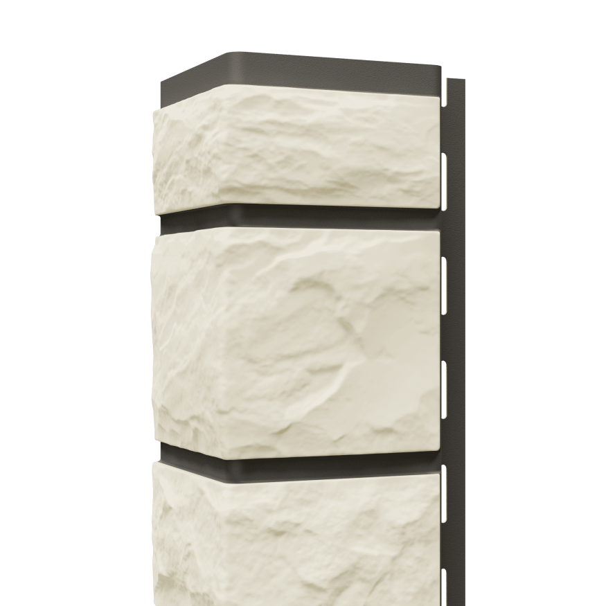 Наружный угол Доломит, Коллекция Брусчатка Доломит, Слоновая кость купить в Сочи