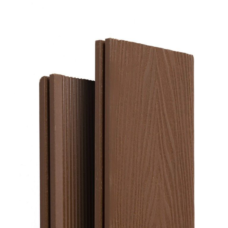 Террасная доска Ecodecking Экстра 3D Шоколад купить в Сочи