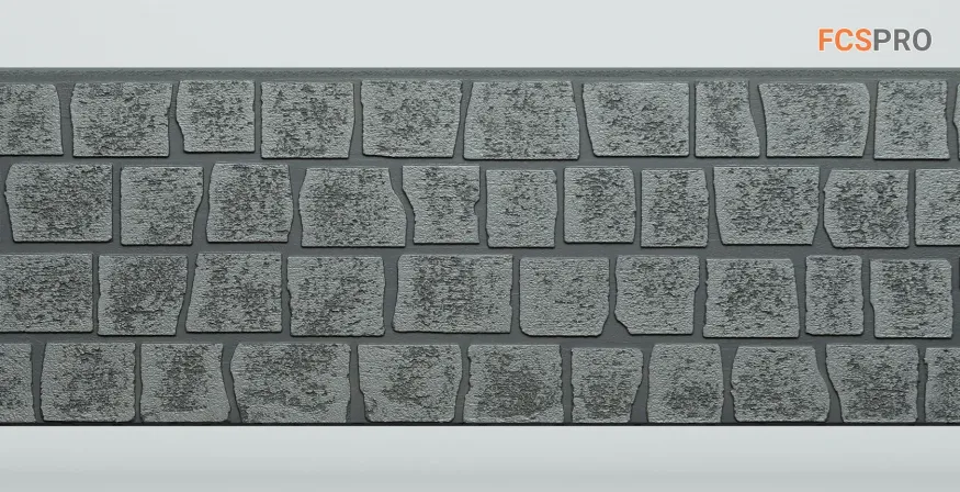 Фиброцементные панели FCS Simple АА2 (под камень) купить в Сочи