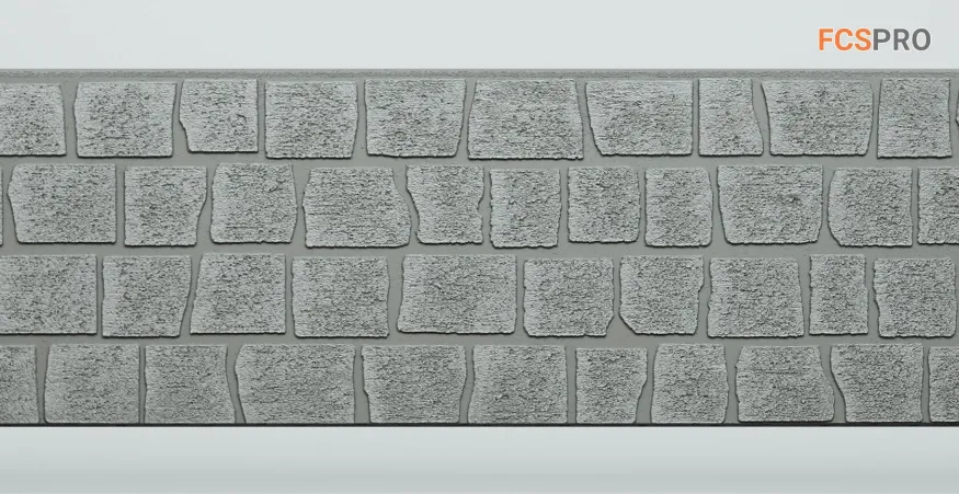 Фиброцементные панели FCS Simple АА2 (под камень) купить в Сочи