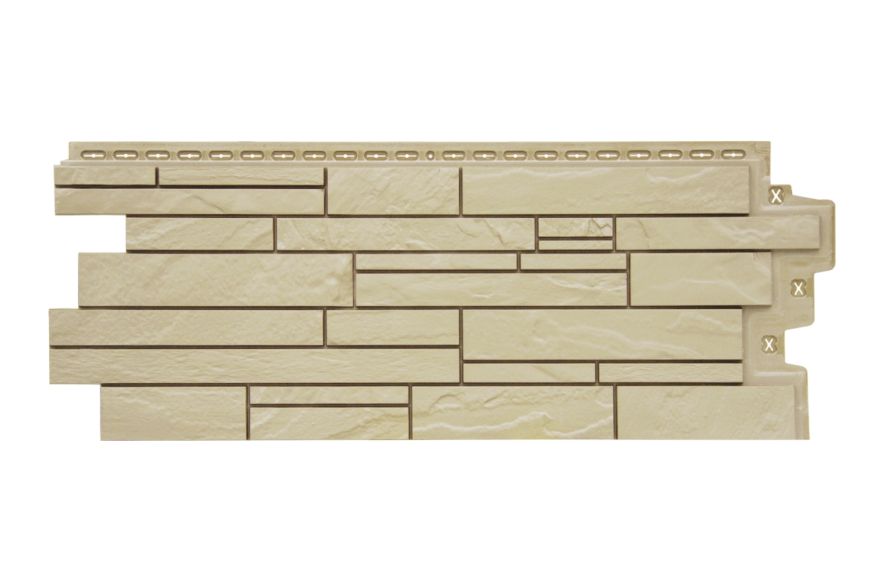 Фасадная панель Grand Line Скала Classic, Бежевый купить в Сочи