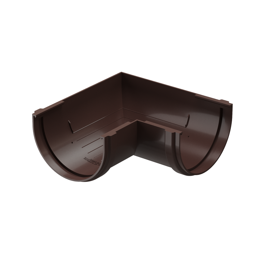 Угол желоба универсальный 90°, Docke Standard, Цвет: тёмно-коричневый купить в Сочи