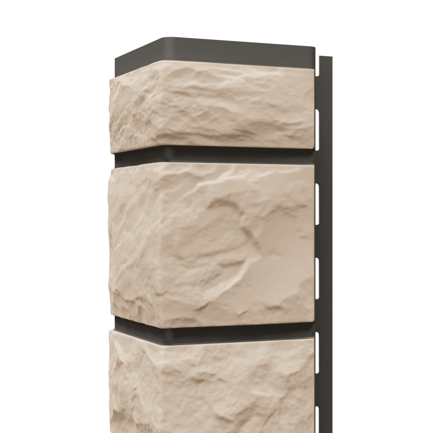 Наружный угол Доломит, Коллекция Брусчатка Доломит, Орех купить в Сочи