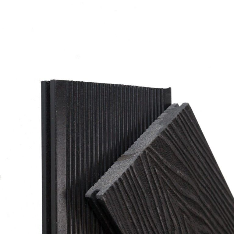 Террасная доска Ecodecking Экстра 3D Графит купить в Сочи