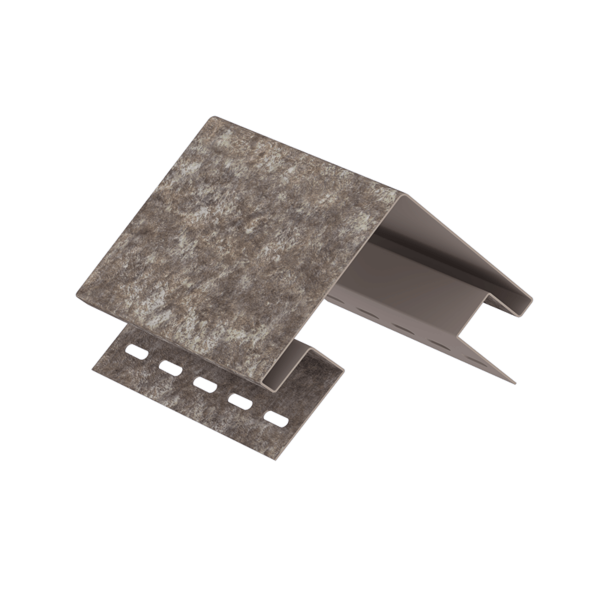 Наружный угол Ю-Пласт, Стоун-хаус Кварцит, Коричневый купить в Сочи
