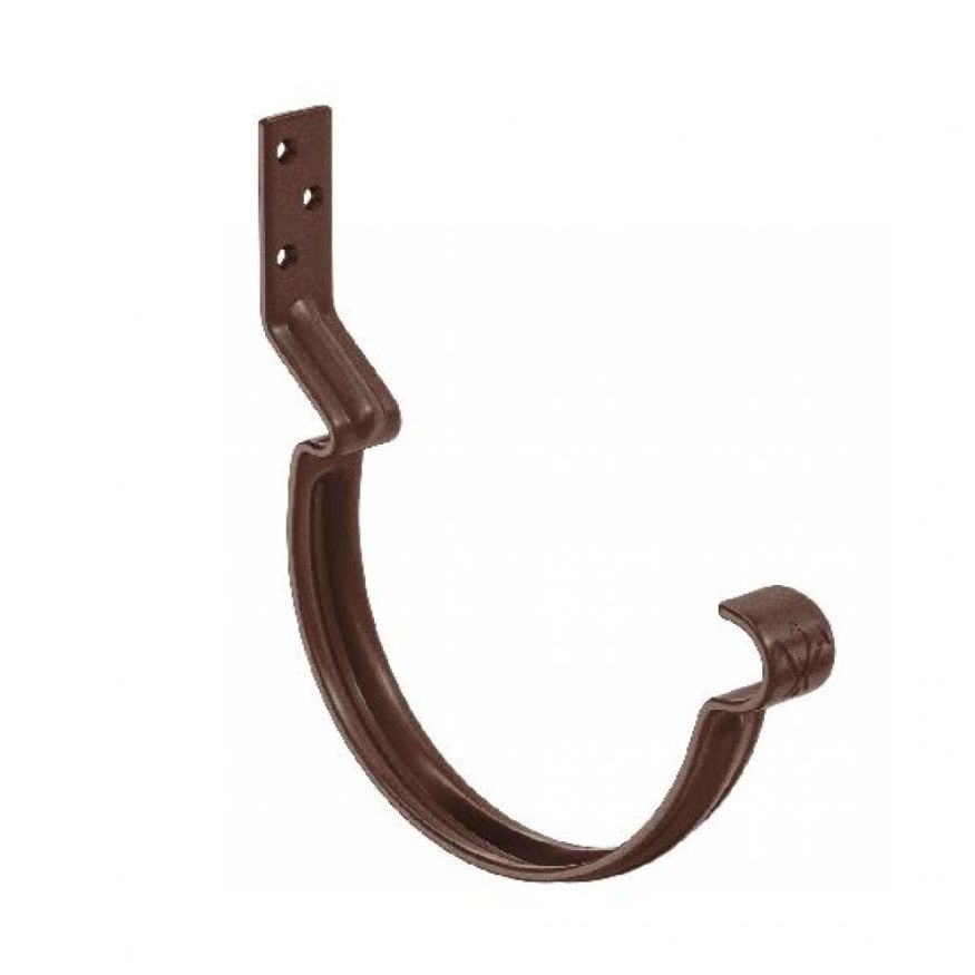 Короткий крюк для крепления желоба Aquasystem, коричневый RAL 8017, размер 125/90. купить в Сочи