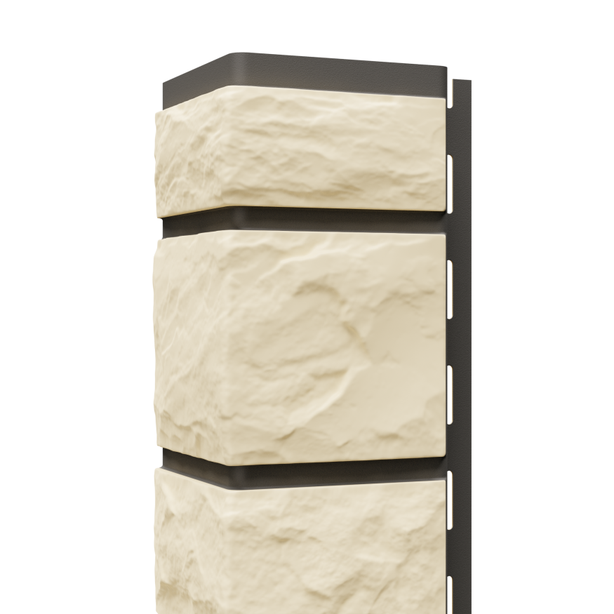 Наружный угол Доломит, Коллекция Брусчатка Доломит, Бежевый купить в Сочи