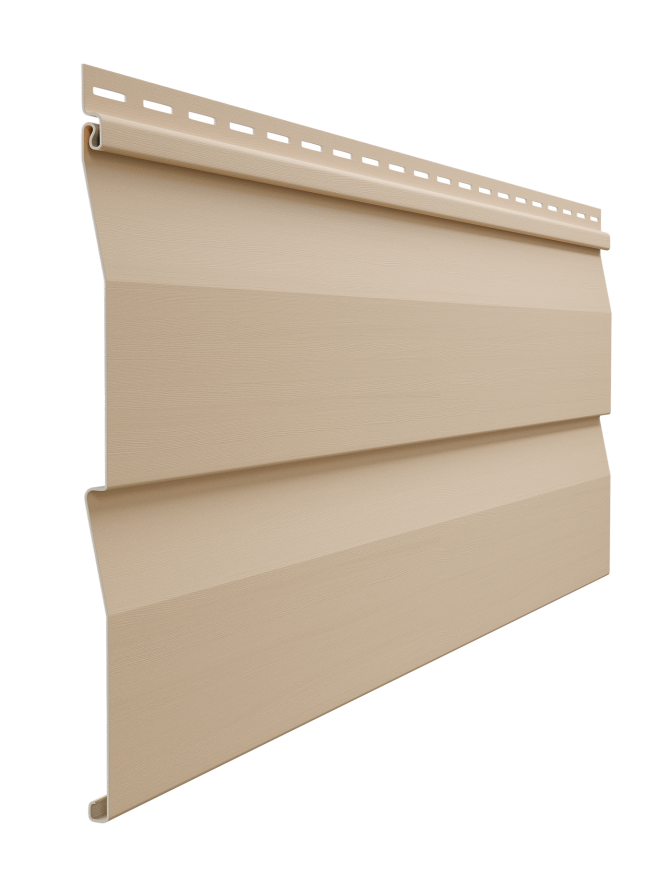 Виниловый сайдинг Docke, Корабельный брус D4.5D STANDARD, Крем-брюле купить в Сочи