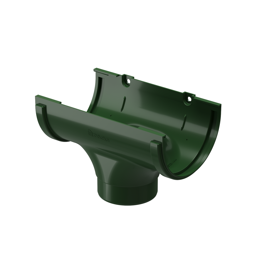Водосточная воронка Docke Standard, цвет зелёный купить в Сочи
