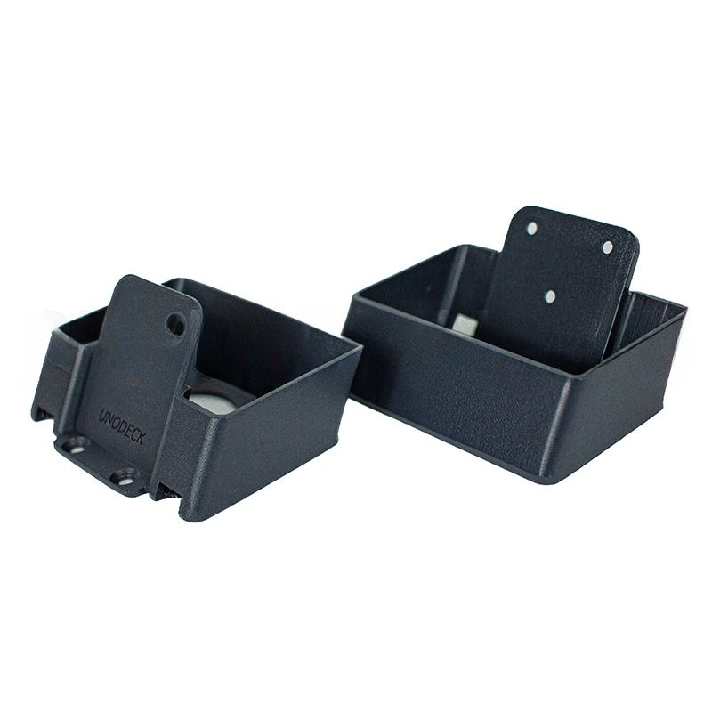 Крепление для перил наклонное алюминиевое GardenParkett, Графит купить в Сочи