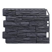 Фасадная панель FineBer Скол, Асфальт