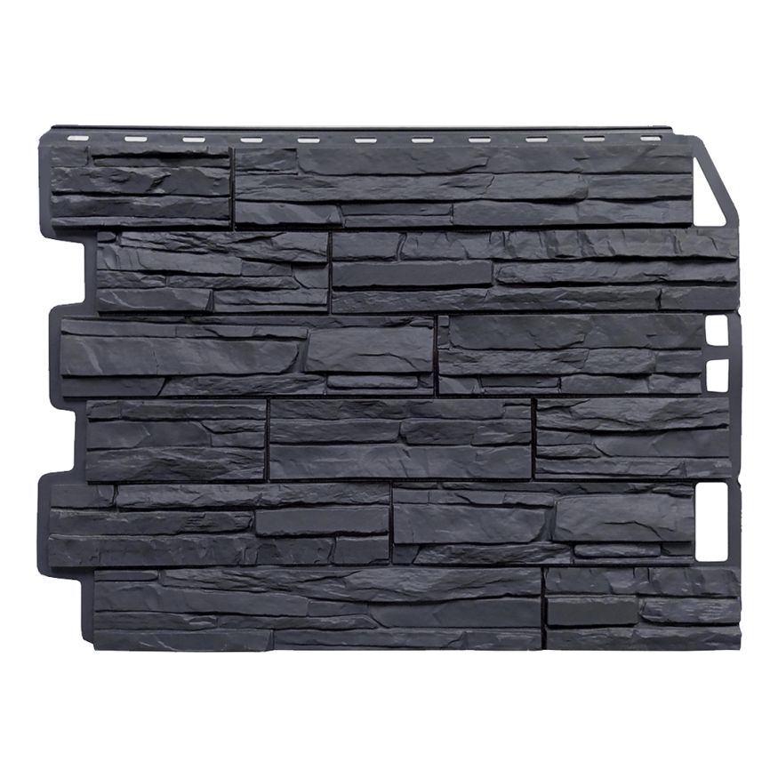 Фасадная панель FineBer Скол, Асфальт купить в Сочи