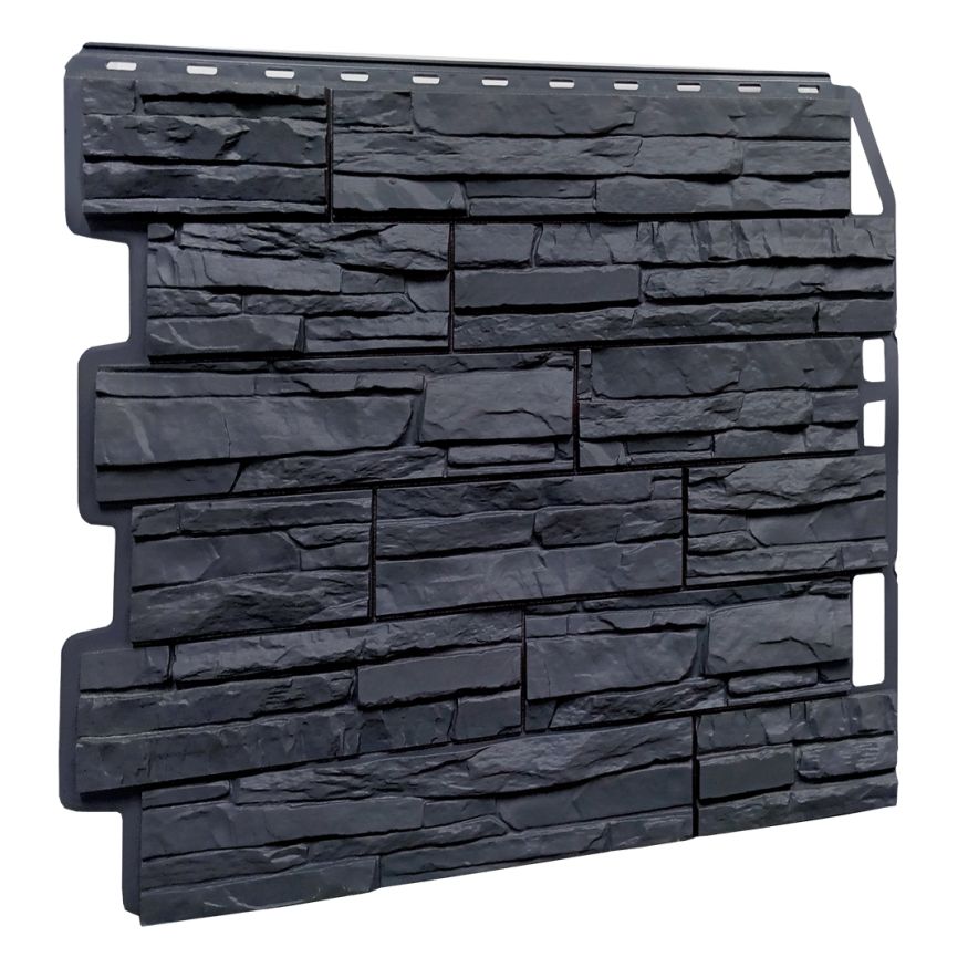 Фасадная панель FineBer Скол, Асфальт купить в Сочи