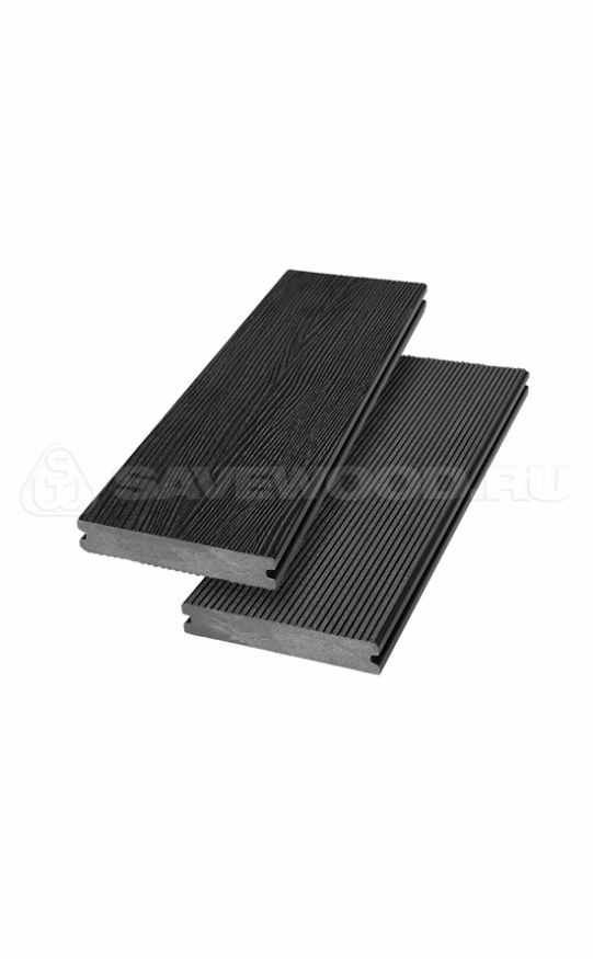 Террасная доска ДПК SaveWood, SW Abies (R), Черный купить в Сочи