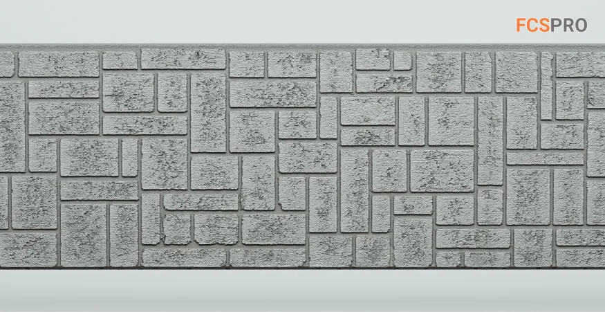 Фиброцементные панели FCS Simple АА5 (под камень) купить в Сочи