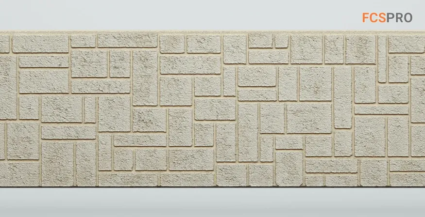 Фиброцементные панели FCS Simple АА5 (под камень) купить в Сочи