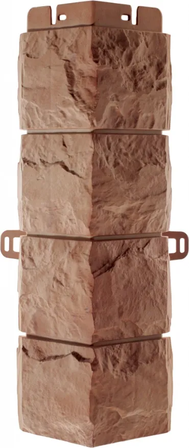 Угол наружный Альта-Профиль, Фагот ЭКО, Терракотовый купить в Сочи