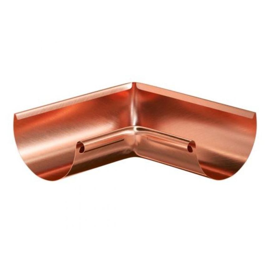 Внутренний угол желоба 90°, Aquasystem, Медь 150/100 купить в Сочи