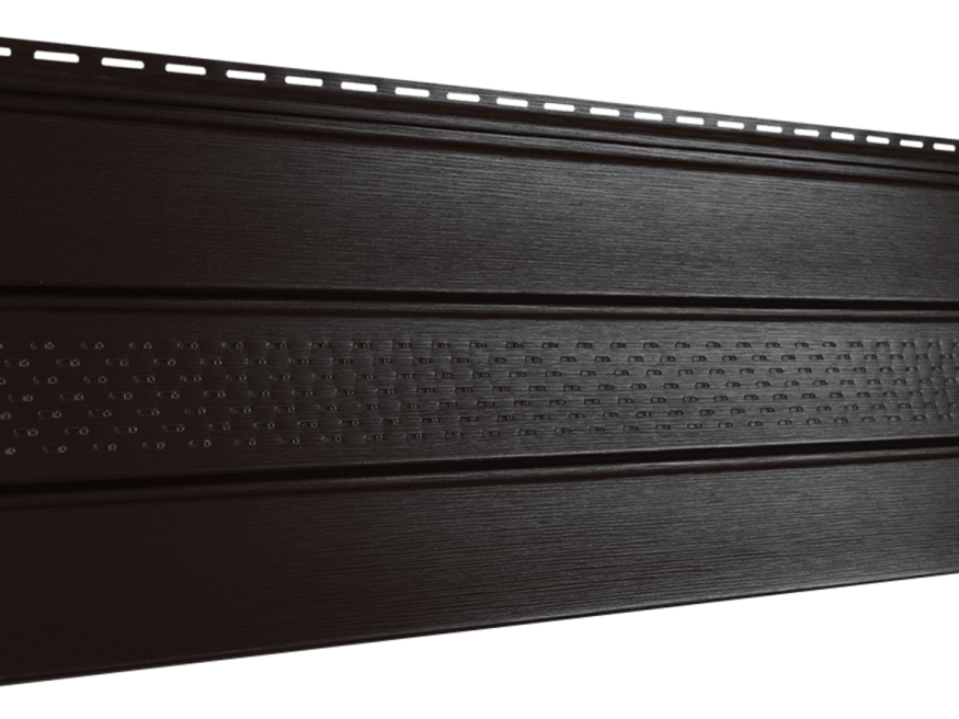 Софит PRO классический Ю-пласт, Коричневый (с частичной перфорацией) купить в Сочи