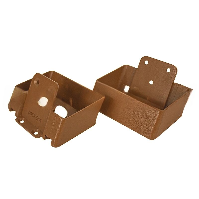 Крепление для перил наклонное алюминиевое GardenParkett, Орех купить в Сочи