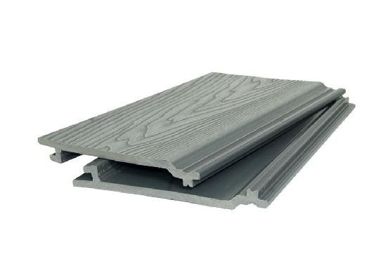 Сайдинг 3D GardenParkett с древесной текстурой в сером цвете купить в Сочи