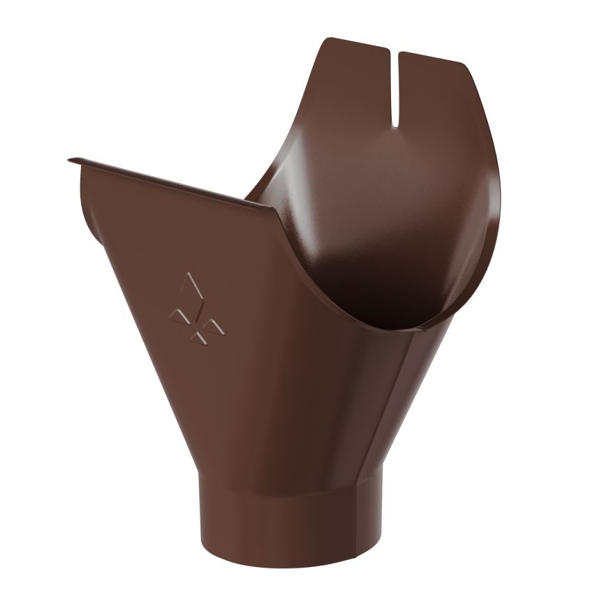 Воронка желоба Aquasystem, RAL 8017 Тёмно Коричневый 150/100 купить в Сочи