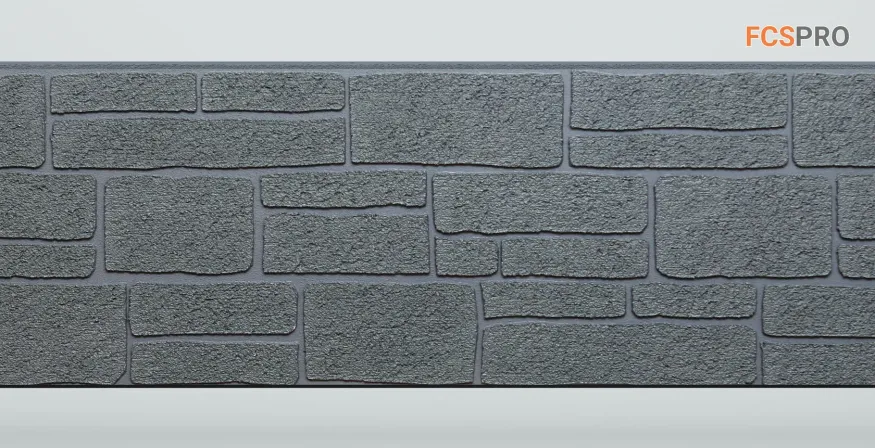 Фиброцементные панели FCS Simple АА6 (под камень) купить в Сочи