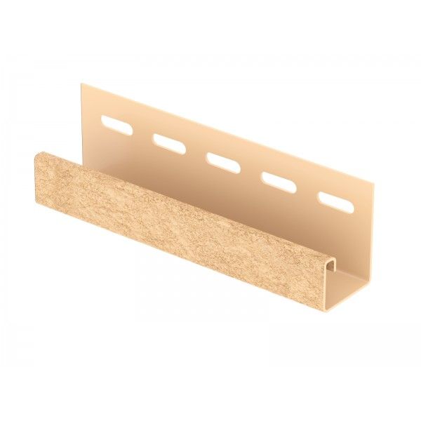 J-планка Ю-пласт Стоун Хаус Кирпич, Песочный купить в Сочи