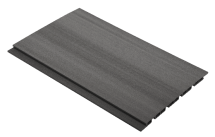 Фасадная панель GRINDERDECO, ДПК, двухсторонняя, цвет Серый базальт