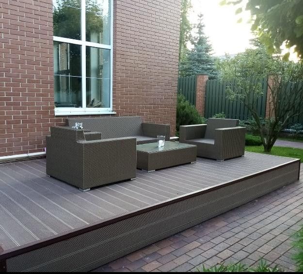 Террасная доска из ДПК Faynag Premium VELVET-ZEBRA Орех купить в Сочи