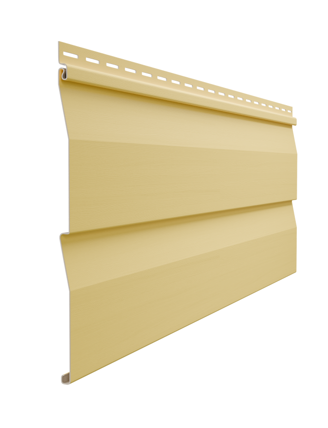 Виниловый сайдинг Docke, Корабельный брус D4.5D STANDARD, Лимон купить в Сочи