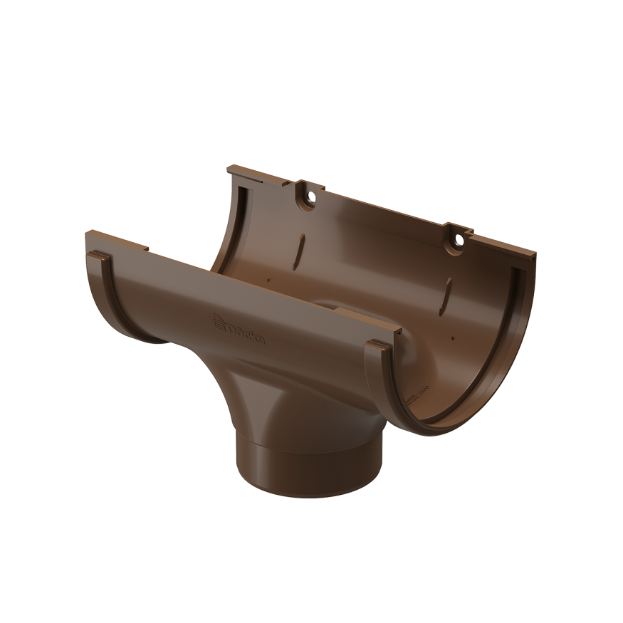 Водосточная воронка Docke Standard, цвет светло-коричневый купить в Сочи