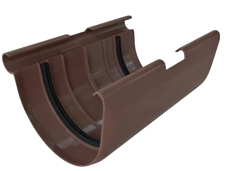 Муфта для желоба Альта-Профиль, цвет Коричневый Элит. купить в Сочи