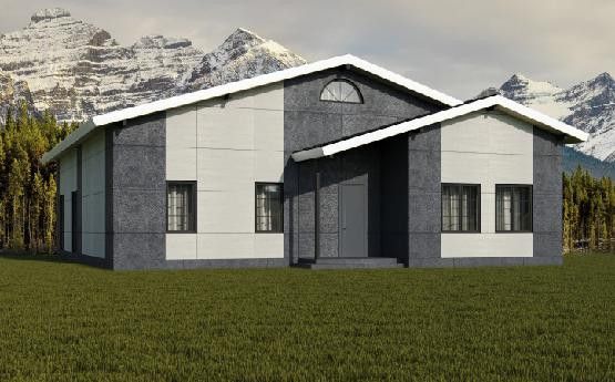 Фиброцементный сайдинг Roofas Board Stone Цвет Графит купить в Сочи