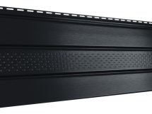 Софит PRO классический Ю-пласт, Графитовый (с частичной перфорацией)