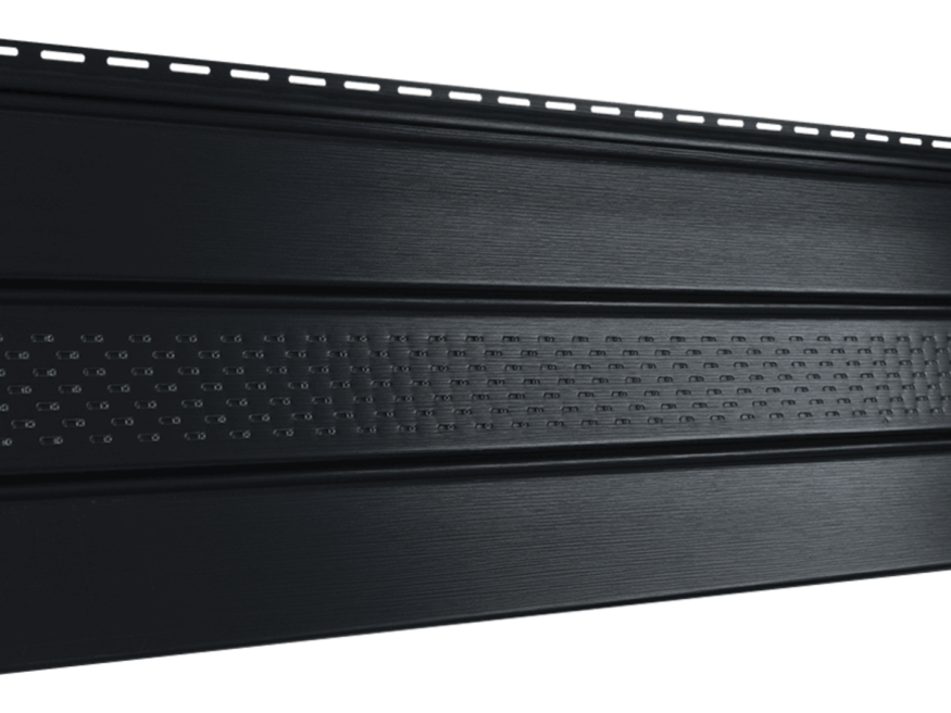 Софит PRO классический Ю-пласт, Графитовый (с частичной перфорацией) купить в Сочи